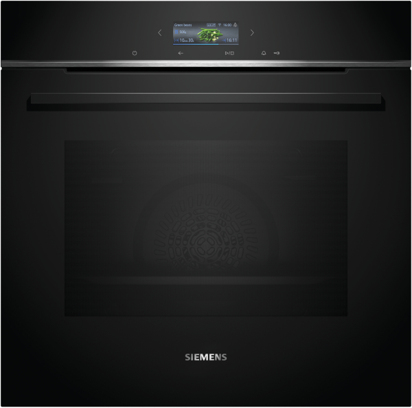 Siemens HB772G1B1 - iQ700, Einbau-Backofen, Schwarz, Edelstahl, 60 x 60 cm